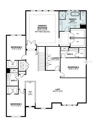 New construction Single-Family house 3539 Wolves Creek Pl, Apopka, FL 32712 plan Lake Star - image