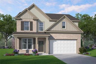 New construction Single-Family house 8133 Pine Ridge Rd, South Fulton, GA 30213 plan Swindon - image