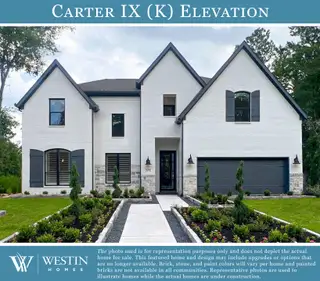 New construction Single-Family house 345 Buckaroo Dr, Georgetown, TX 78633 The Carter IX- photo