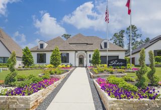 New construction Single-Family house 15927 Iris Meadow Dr, Conroe, TX 77302 plan 6020 Elevation C - image