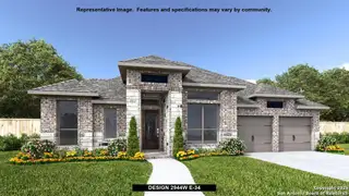 New construction Single-Family house 333 Lacey Oak, Castroville, TX 78009 plan 2944W - image