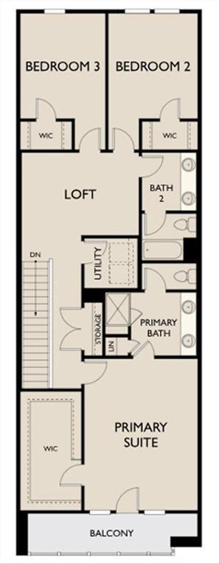 New construction Townhouse house 1255 Doris May Drive, Allen, TX 75013 Johnson Homeplan- photo