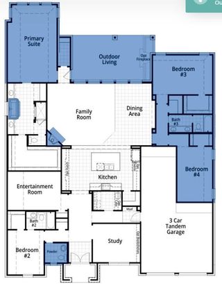 New construction  house 214 Wooded Rill Ct, Willis, TX 77318 plan 272 Plan - image
