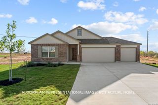 New construction Single-Family house 17510 Buffalo Grass Ln, Elmendorf, TX 78112 plan Kingsley - image