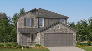 New construction house 16727 Old Wagon Wy, Hockley, TX 77447 plan Morrow - image