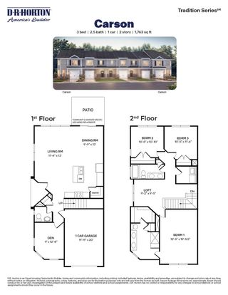 New construction Single-Family house 1491 Amberview Ln, Kernersville, NC 27284 plan CARSON - image