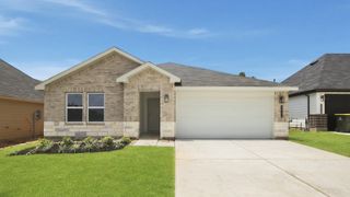 New construction Single-Family house 3911 Grizzly Bear Pass, Conroe, TX 77303 plan Justin - image