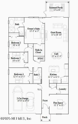 New construction  house 179 Charmer Trce, Jacksonville, FL 32092 plan CHARLE II - image