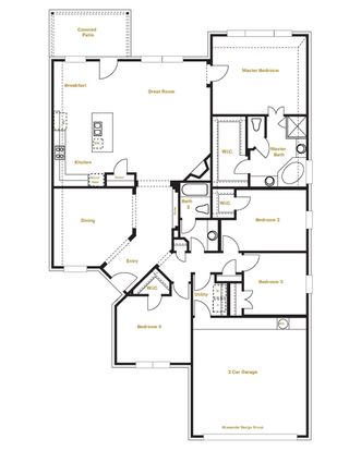 New construction Single-Family house 104 Allin Oaks, Universal City, TX 78148 plan Parlin - image