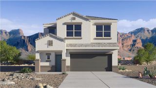 New construction  house 5009 E Umber Rd, San Tan Valley, AZ 85143 plan Fuji - image