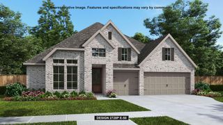 New construction house 9120 Chirping Bird Ln, Montgomery, TX 77316 plan 2728P - image