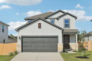 New construction Single-Family house 1212 Lavender Wy, Georgetown, TX 78628 plan Hampton - image