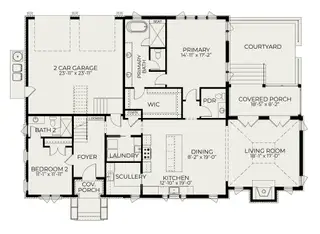 New construction Single-Family house 1300 Eldon Cir, Durham, NC 27707 plan Amelia - image