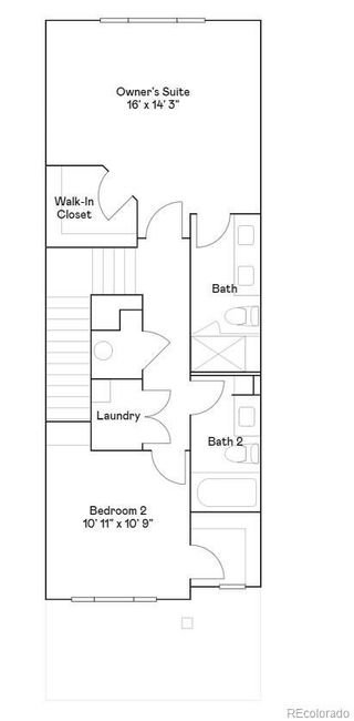 New construction Townhouse house 6689 Parterre Pkwy N, Unit 3, Thornton, CO 80602 plan Plan 301 - image
