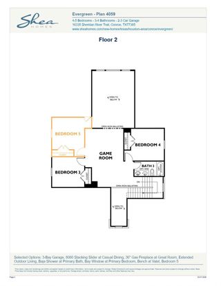 New construction Single-Family house 15994 Mahogany Mist Dr, Conroe, TX 77302 plan 4059 Elevation D - image