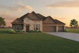 New construction Single-Family house 721 Stone Eagle Dr, Azle, TX 76020 plan Agave Single Story - image
