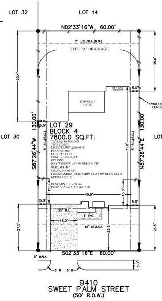 New construction Single-Family house 9410 Sweet Palm St, Richmond, TX 77407 plan Regatta - image