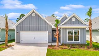 New construction Single-Family house 1065 Backwater Rd, Port Saint Joe, FL 32456 plan Kennedy-Dining 4Hardie Bb Frnt - image