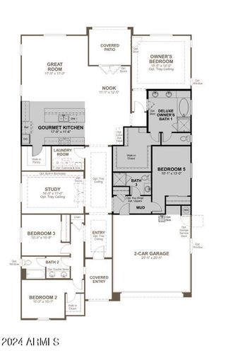 New construction Single-Family house 19555 W Jamestown Road, Buckeye, AZ 85396 Celeste- photo