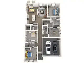 New construction Single-Family house 650 Florida Fern Ave, Howey-in-the-Hills, FL 34737 plan Hillsborough - image
