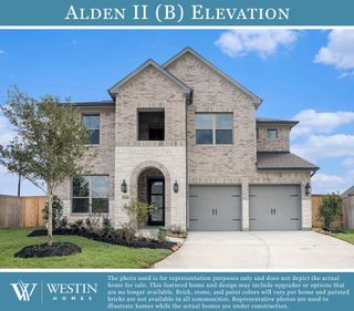 New construction house 30434 Bermuda Hallow Bnd, Katy, TX 77494 plan The Alden II - image