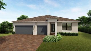 New construction Single-Family house 1370 Sw Lago Circle, Palm City, FL 34990 Fraser- photo