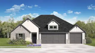 New construction Single-Family house 691 Cascade Ln, Fredericksburg, TX 78624 plan The Courtland - image