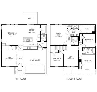 New construction Single-Family house 1509 Switchback Cir, Moore, SC 29369 plan Brentwood - image