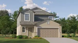 New construction Single-Family house 18038 Pleasantview Blvd, Land O' Lakes, FL 34638 plan Columbia - image