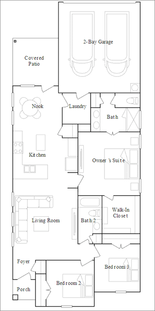 New construction Single-Family house 1148 Milfoil Drive, Fort Worth, TX 76247 El Paso- photo