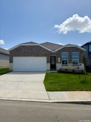 New construction house 14828 Granite Gdn, Elmendorf, TX 78112 plan Navarre - image