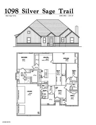 New construction Single-Family house 1098 Silver Sage Trl, Weatherford, TX 76085 - image