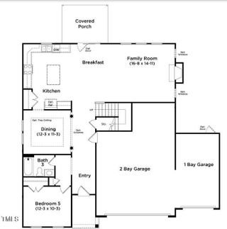 New construction Single-Family house 17 Shelby Meadow Lane, Angier, NC 27501 Drayton- photo