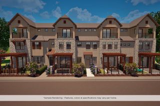New construction Townhouse house 1221 Armstrong, The Colony, TX 75056 plan Pinehurst - image