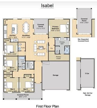New construction Single-Family house 125 Live Oak, Oakland, TN 38060 plan Isabel - image