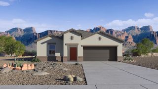 New construction Single-Family house 1451 N Fenway Dr, Florence, AZ 85132 plan Texas Cali - image
