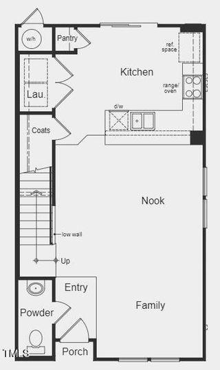 New construction Townhouse house 579 Hacksaw Trail, Raleigh, NC 27610 - photo