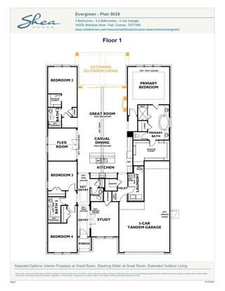 New construction Single-Family house 12842 Forest Garden Ct, Conroe, TX 77302 plan 5039 Elevation F - image