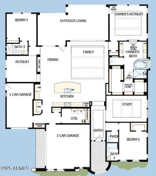New construction  house 20835 W Montebello Ave, Buckeye, AZ 85396 plan The Celebration - image