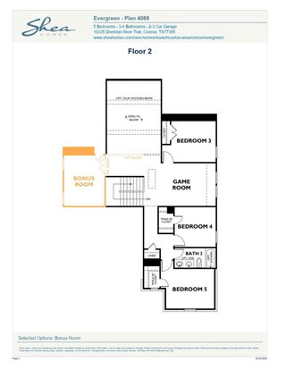 New construction Single-Family house 15838 Wild Rose Bend Dr, Conroe, TX 77302 plan 4069 Elevation D - image