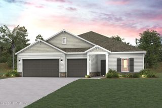 New construction  house 59 Pegasus Rd, Flagler Beach, FL 32136 plan Everglade - image