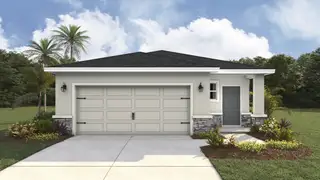 New construction Single-Family house 9961 Morning Meadowlark Trl, Parrish, FL 34219 plan Harper - image