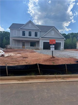 New construction Single-Family house 345 Weslyn Dr, Social Circle, GA 30025 plan (GA)Hayden A.1 2 Front Entry - image