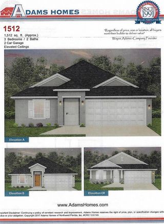 New construction house 2667 Averland Lp, North Port, FL 34287 plan Plan 1512 - image