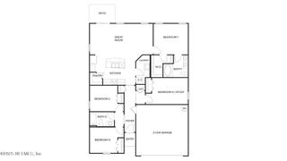 New construction house 4385 White Ibis Ln, Green Cove Springs, FL 32043 plan SIESTA KEY - image