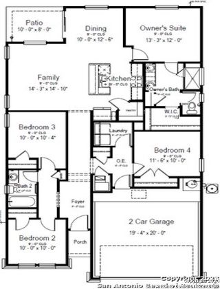 New construction Single-Family house 167 Ryan Crossing, San Antonio, TX 78253 The Ridge View- photo