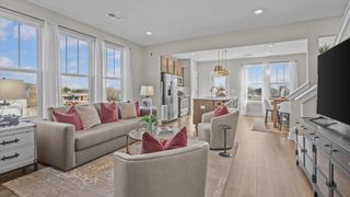 New construction Townhouse house 36 Oleetah Falls Wy, Hendersonville, NC 28792 plan Corner Litchfield - image