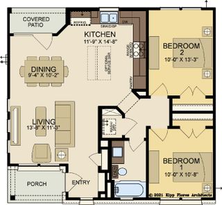 New construction Single-Family house 2174 Hofstaat, New Braunfels, TX 78130 plan 881 - image