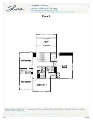 New construction Single-Family house 15731 Hoptree Heights Ln, Conroe, TX 77302 plan 5072 Elevation D - image