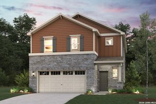 New construction Single-Family house 10627 Rosemont Pass, San Antonio, TX 78254 plan Lawson - 2057 - image